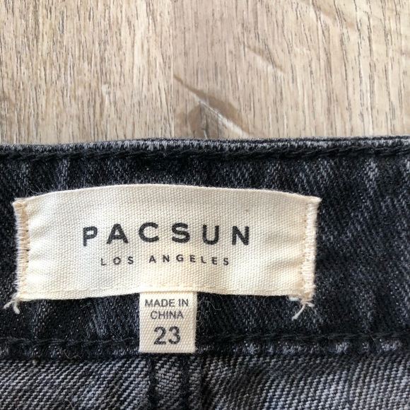 PacSun Black Denim Skirt - Picture 4 of 4